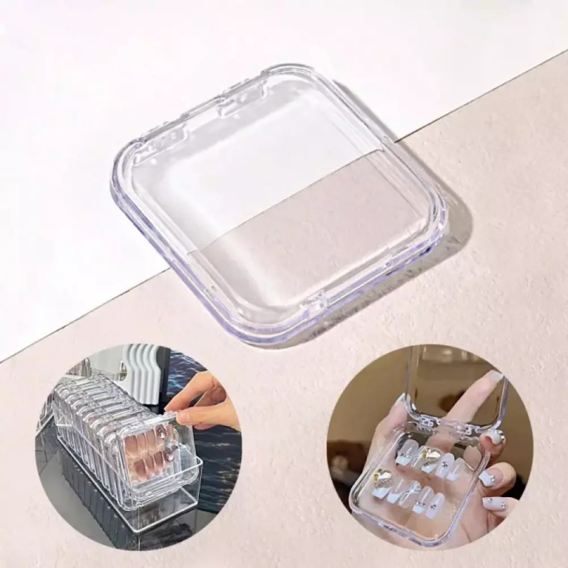 Mariseller 네일아트 투명 아크릴 네일팁 디스플레이 액자 케이스 마리셀러 Nail