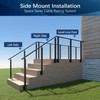 Gyykzz Side Mount Cable Railing Post 36" (Post Body 44"),