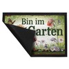 speecheese Bin im Garten Butterfly and Flowers Door Mat XL