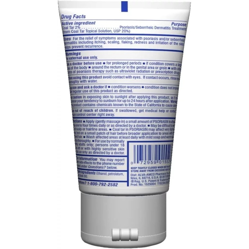 Psoriasin Deep Moisturizing Ointment Stop Psoriasis Itching Extra Strength 4.2oz