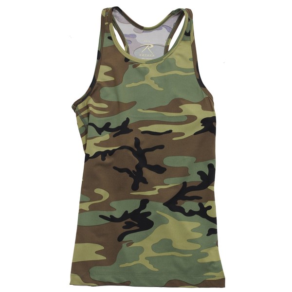Rothco Women's Camo Workout Performance Tank Top, Large