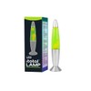 I-TOTAL - Green LED Lava Lamp Green Silver Base White