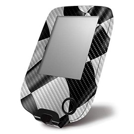 MightySkins Carbon Fiber Skin for Abbott Freestyle Libre 1 & 2 - Race Flag | Protective, Durable Textured Carbon Fiber Finish | Easy to Apply, Remove, and Change Styles | Made in The USA