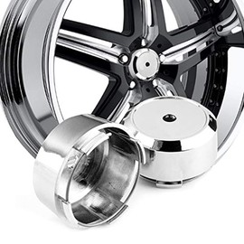 Rhinotuning Wheel Center Cap Outer Diameter 2.9 inches (73 mm) Inner Diameter 2.7 inches (69 mm) Set of 4 Silver Wheel Cover Center Cap