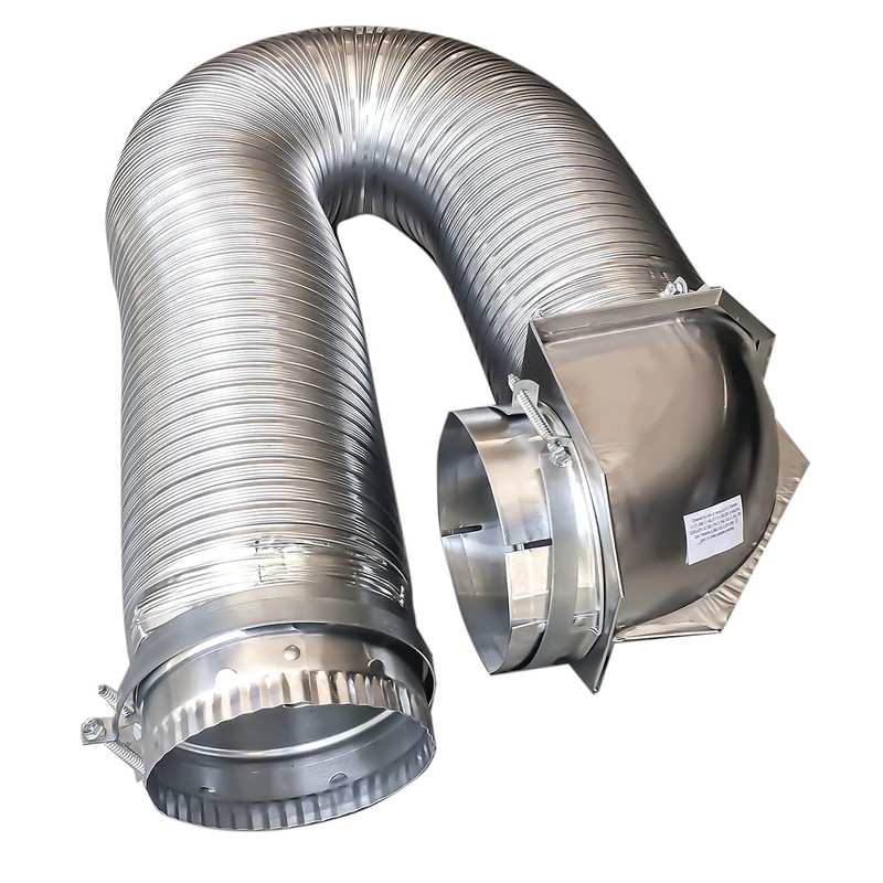 Builder's Best 084718 All Metal SAF-T Single Elbow Dryer Vent