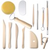 Nuts OT nuts Clay Tools 13 Pcs Pottery Tools Kit