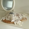 Gratify Lace Doilies with Handmade Beaded Embroidery Lace Table Placemats