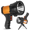 Vanvale Super Bright Rechargeable Spotlight,Handheld Rechargeable LED Flashlight Ultra-Long Standby