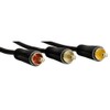 Hama 1.5m Gold Plated Audio/Video Cable with 3 RCA to