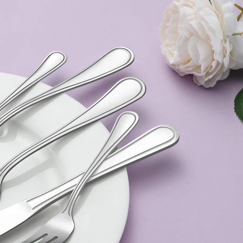 Gifcomda Stainless Steel Table Forks Set 7.87 Inches (20 cm),