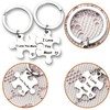 Couples Puzzle Keychain for Girlfriend Boyfriend Valentine's Day Gifts for