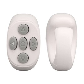Wireless Remote Control Page Turner, Wireless Cell Phone Remote Control Bluetooth Ring Remote for Video Viewing,Electronic Book Remote Control Page Turner,Remote Control for Video, Reading,(White)