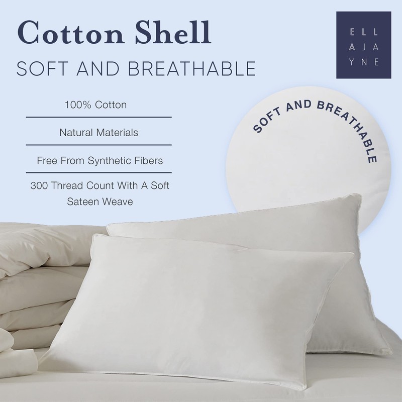 Ella Jayne White Down 100% Certified RDS Pillow