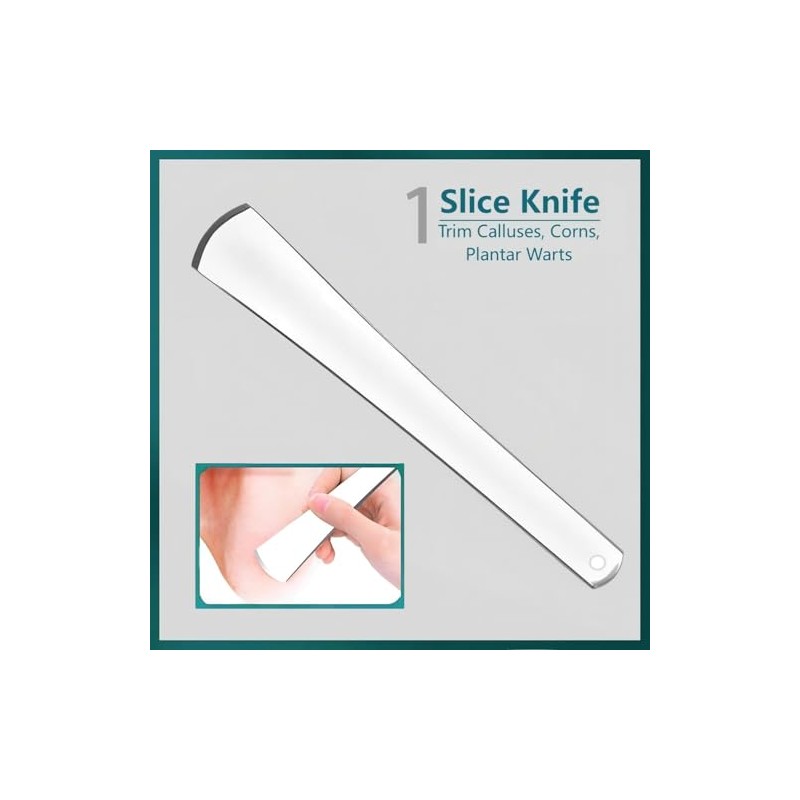 VUFVOID Professional Pedicure Knife Set for Foot Care
