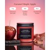 M&SENSE Caramel Apple Pie Candles for Home Scented, Natural Soy