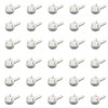 ZYAMY 30pcs Picture Hangers Without Nails Plastic Photo Frame Traceless Hook Nail Hardwall Hanger for Concrete Wall, Hardwall and Drywall