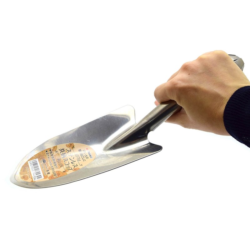 Takagi Stainless Steel Cooperative Handle Scoop, Silver (Stainless Steel)