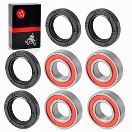 Front Wheel Bearings and Seals Kit For HONDA Recon 250 TRX250TE TRX250TM 1997-2018 TRX200D 1990-1997 TRX350TE TRX350TM 2000-2006