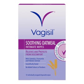 Vagisil Soothing Oatmeal Intimate Wipes X 12