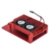 Aluminum Alloy Case Box with Dual Fan Heat Dissipation Accessory