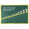 Emperoch 14 Pockets Roll Up Tools Bag, Green Canvas Wrench