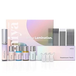 MIYA LASH | Brow Lamination Kit | Professional Eyebrow Lamination with Keratin | DIY Eyebrow Lift Kit | Fuller, Thicker Brows for 6 weeks | Easy to Use | Includes Instruction, Treatment Tools & Brushes