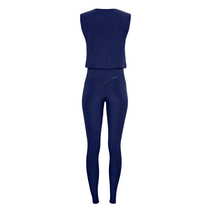 Winshape JS102LSC Women's Functional Comfort Jumpsuit, Blue, JS102LSC-DARK-BLUE-XXL