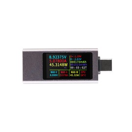Laroal 240W USB C Tester Power Meter 4 To 30V 0 To 12A TypeC Power Voltage And Current Tester
