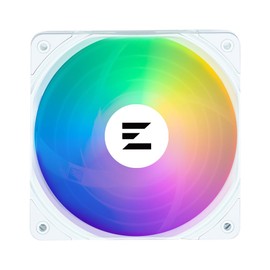 ZALMAN ZM-AF120 ARGB WHITE 120mm PWM Circular Style Shark Fin Blade PC Case Fan White ZM-AF120 ARGB WHITE FN2111
