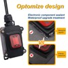 weideer Extension Cord with Switch On/Off,IP67 Waterproof Inline Cord Switch