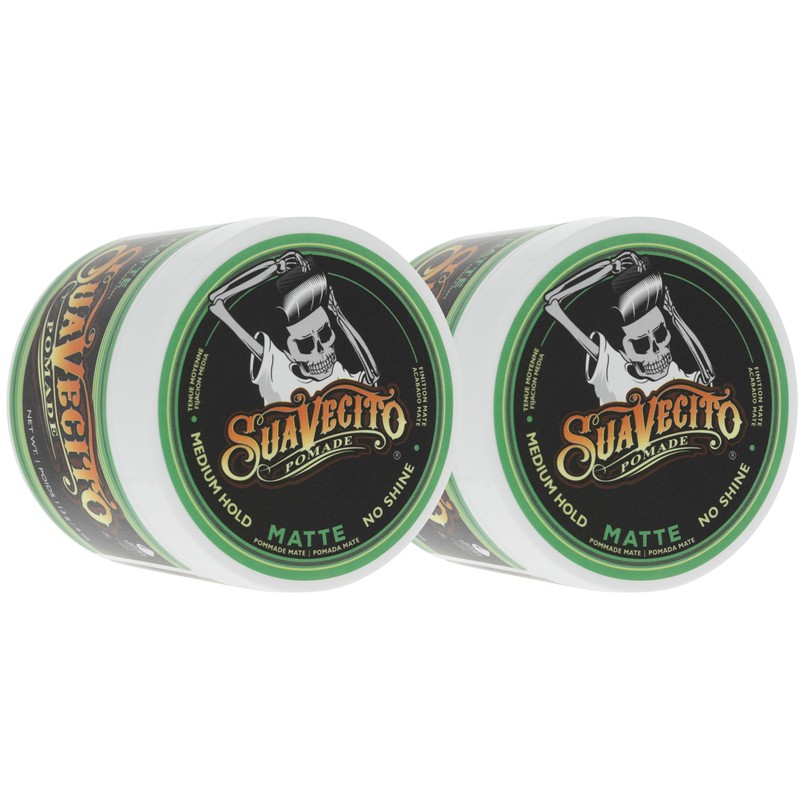 Suavecito 2 Piece Pomade, Matte, 8 Ounce