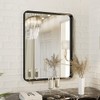 DENRICK 16x20 inch Black Frame Mirror, Wall Bathroom Vanity Mirror,