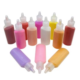 Yayatty Sand Painting Cards Art, 24 Colour Sand Painting Toy, Sand Art Kit for Painting and Crafts, DIY Drawing, Decor and Collection Sand Bottles (24 Mixed Colours)