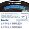 Spare Tire Cover, Black Wheel Cover Waterproof PVC Leather Dust-Proof