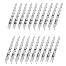 20Pcs 150mm Reciprocating Sabre Saw Wood Blades, Sabre Saw Blades Set for for Straight or Curve Cutting