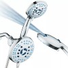 AquaCare AS-SEEN-ON-TV Antimicrobial 50-mode 3-way Shower Combo with Built-in Power