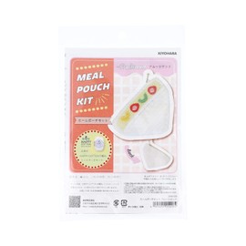 KIYOHARA HAPPY COTTONN Knitting Meal Pouch Kit, Fruit Sand, Includes Recipe DNK-09