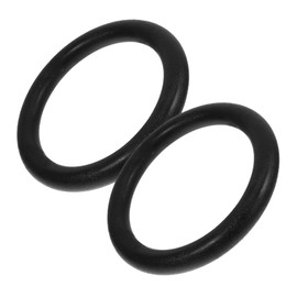 iplusmile 2pcs Gymnastic Rings for Strength Training Bodyweight Workouts for Home Gym and Outdoor Use Black