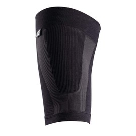 LP Support 271 Powersleeve Kompressions-Oberschenkelbandage - Sport-Bandage, Größe:S, Farbe:schwarz