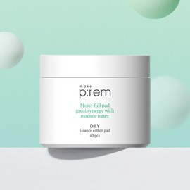 Makeprem 메이크프렘 D.I.Y 에센스 코튼 패드 40매 Makeprem D.I.Y Essence Cotton Pads 40 Sheets