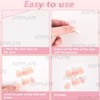 SOFPLATE 9Pcs Press on Nail Box Set Plastic Manicure Box
