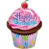 Qualatex 35" Birthday Frosted Cupcake Helium Shape