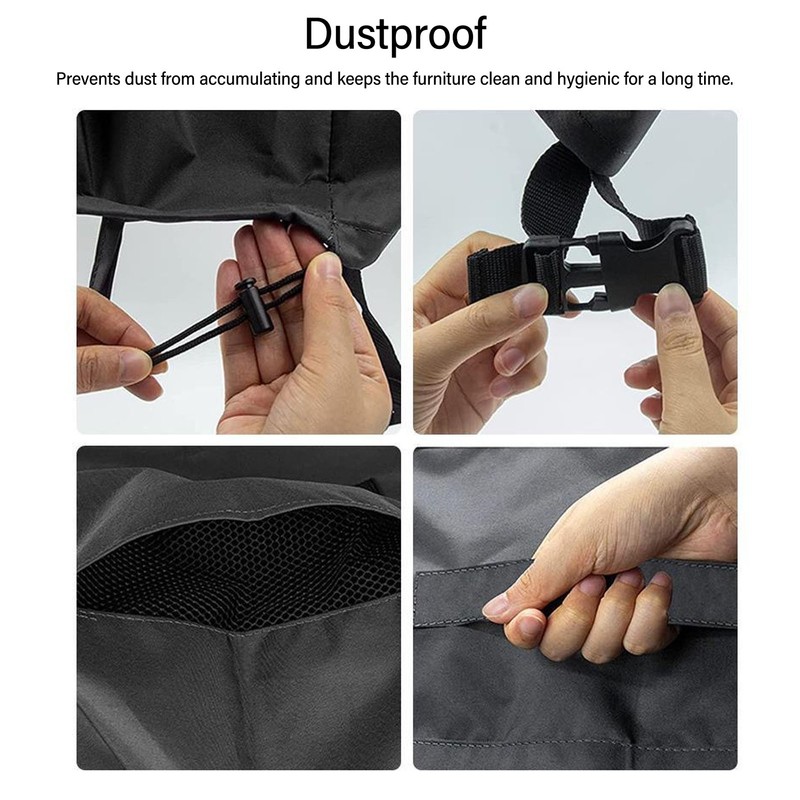 Dining Cart Cover Waterproof Dust Proof UV Proof Polyester Fiber