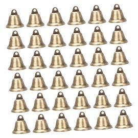 ABOOFAN 36pcs Mini Vintage Bells Rustic Bronze Pendants for Wedding Decor Door Hanging Pet Training Table Setting Accents Wear Resistant Design