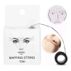 Universo en Linea Hilo Entintado Cejas Mapa Mapping Diseño Microblading