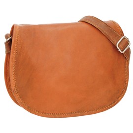 Gusti Handtasche Leder - Holly Damen Umhängetasche Ledertasche Vintage Braun Leder