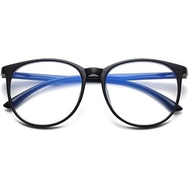 Anti-Blue Light Glasses for Adults, Transparent Computer Glasses with Square Frame - Blue Light Blocking, Stylish Unisex Eyewear for Gaming and Office