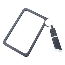 LED Reading Magnifier Foldable Portable Magnifier for Gift black white
