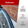 Fincci Road 700x25c Tire with 700c Bike Tube Presta -
