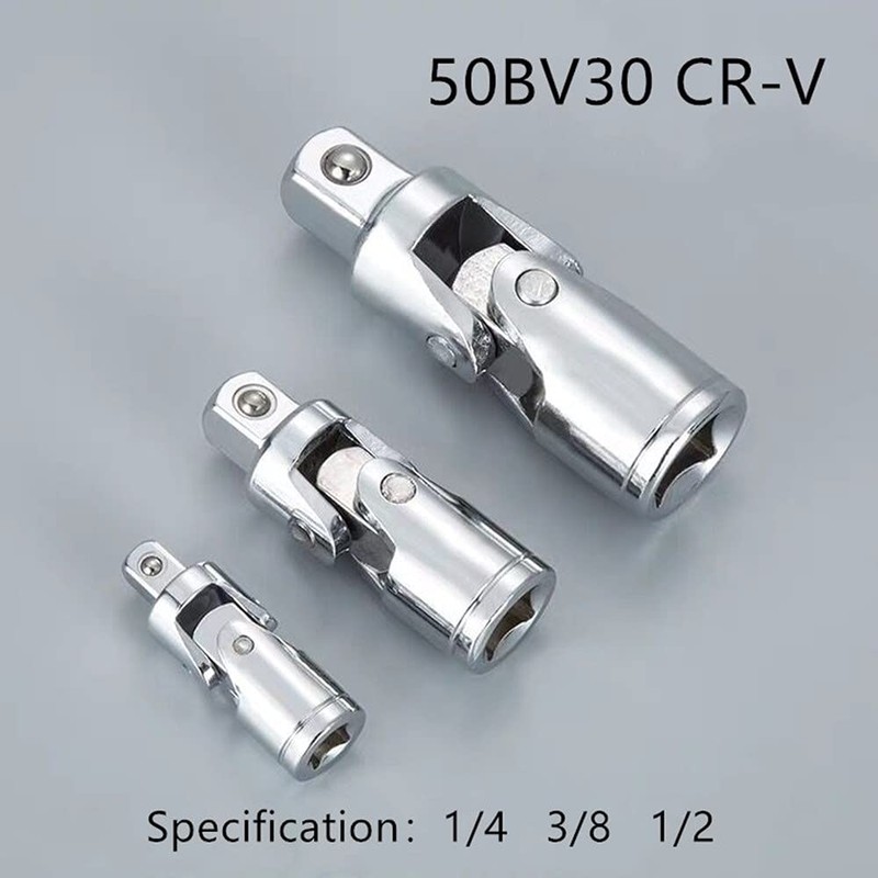Universal Joint Insertion Angle 1/4" 3/8" 1/2" (6.35mm 9.5mm 12.7mm)